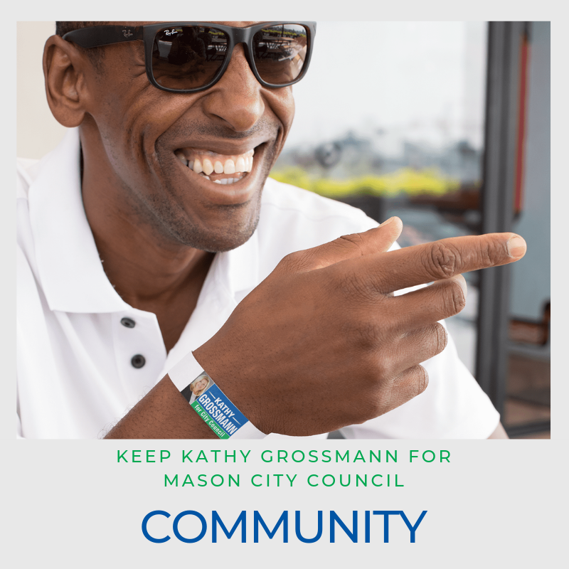 Kathy Grossmann Mason City Council Community Accomplishments